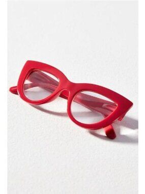 NWT Anthropologie Eyeking Cat-Eye Readers in Red +2.50